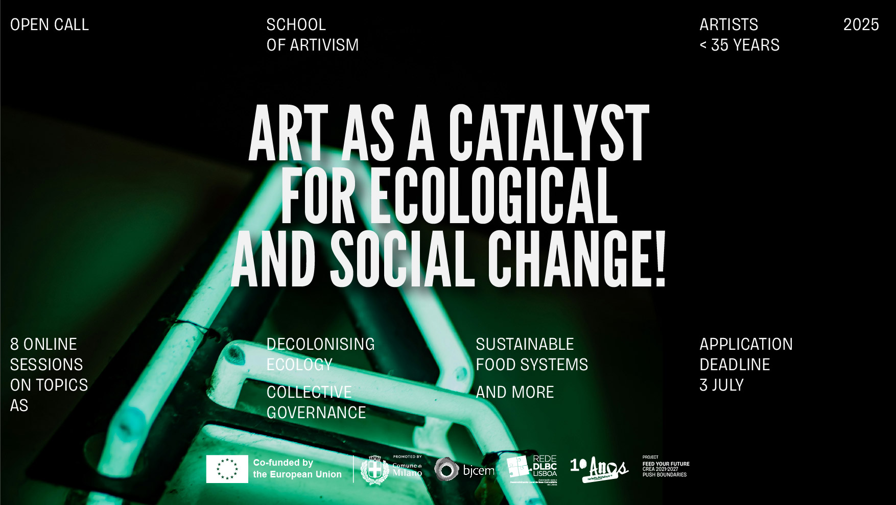 School of Artivism - BJCEM - Banner