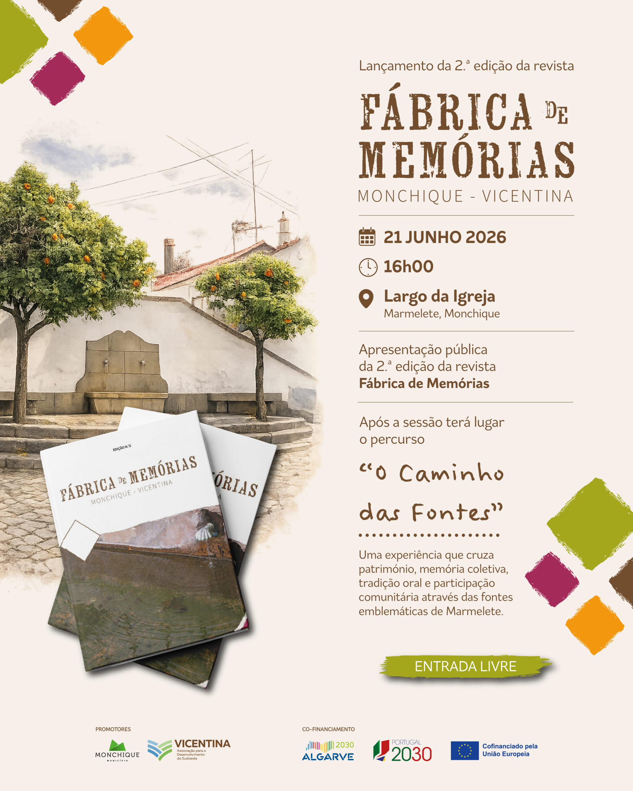 Cartaz_Lançamento 2a Edição Revista Fábrica de Memórias
